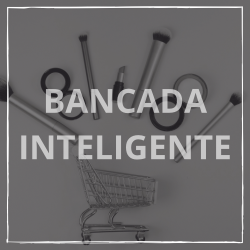 Bancada inteligente — arte original em preto e branco