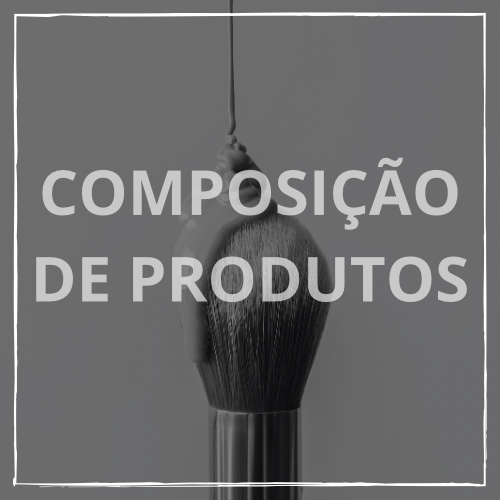 Composição de produtos — arte original em preto e branco